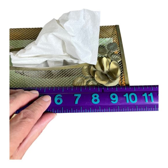 Mid-Century‎ Metal Tissue Box Holder - Picture 6 of 7